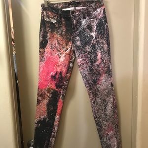 J Brand super skinny multi color jeans